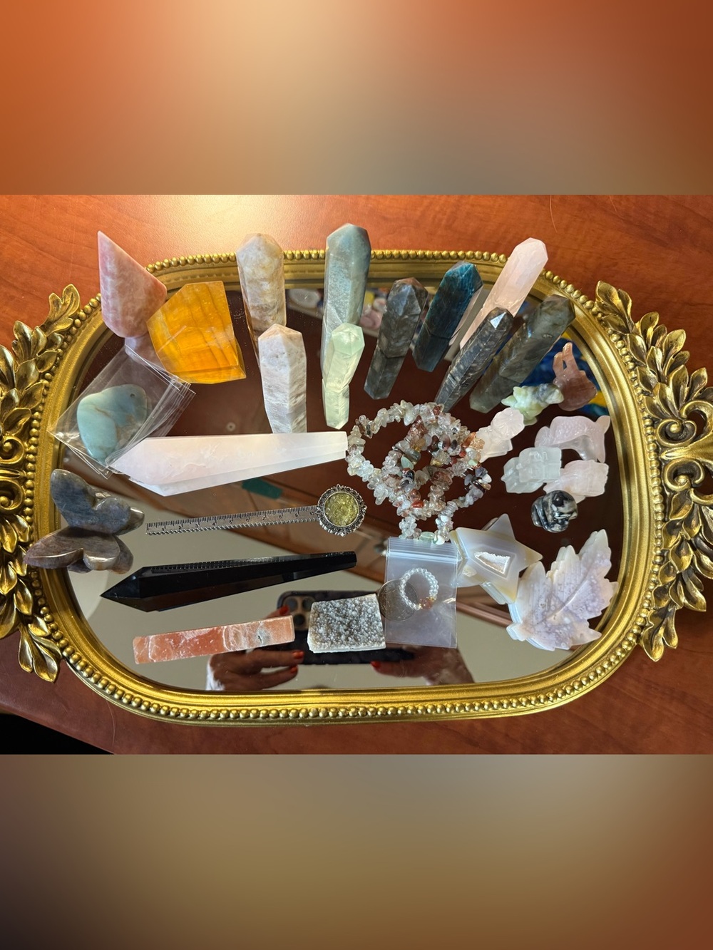 Assorted Crystal Lot (Towers, Jewelry, Carvings, Wands, etc.) 💎🪎